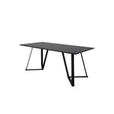Piazza matbord svart 180 cm