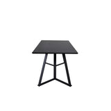 Piazza matbord svart 180 cm