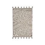 Maze badrumsmatta beige/vit 60x90 cm