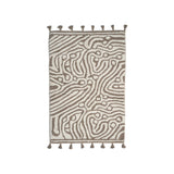 Maze badrumsmatta beige/vit 60x90 cm