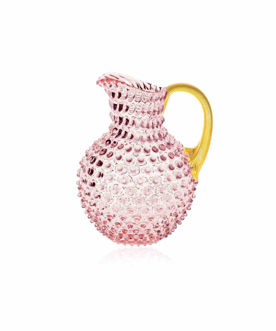 Paris Hobnail karaff rosa/guld 2 liter