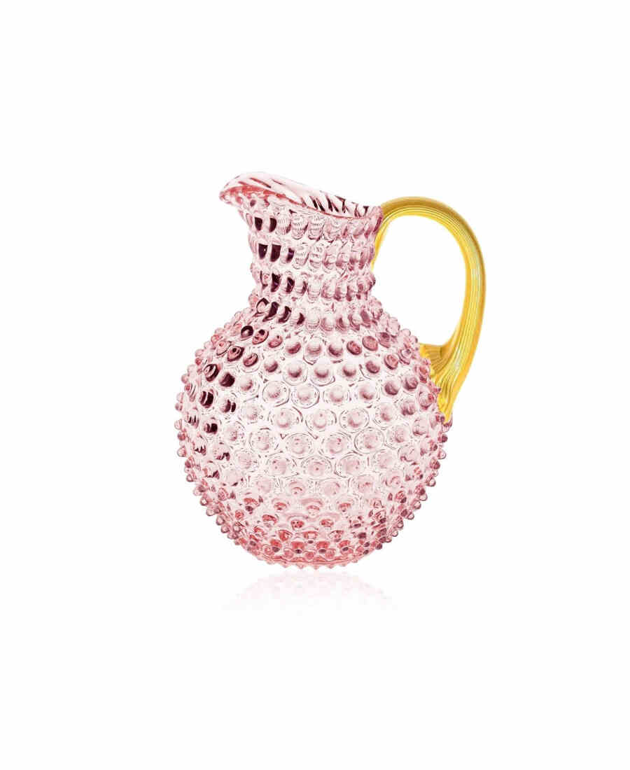 Paris Hobnail karaff rosa/guld 2 liter