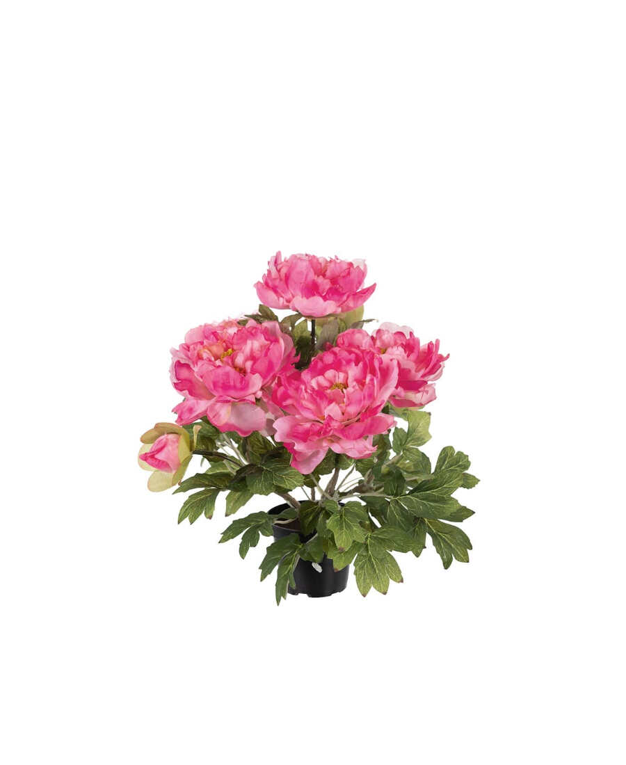 Pion konstväxt rosa 35 cm