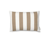 Striped kuddfodral beige 40x60 cm