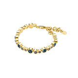 Teresia armband gold/blue