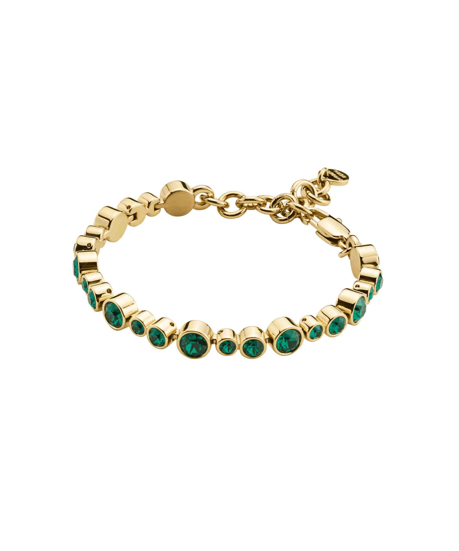 Teresia armband gold/green