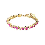 Teresia armband gold/pink