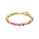 Teresia armband gold/pink