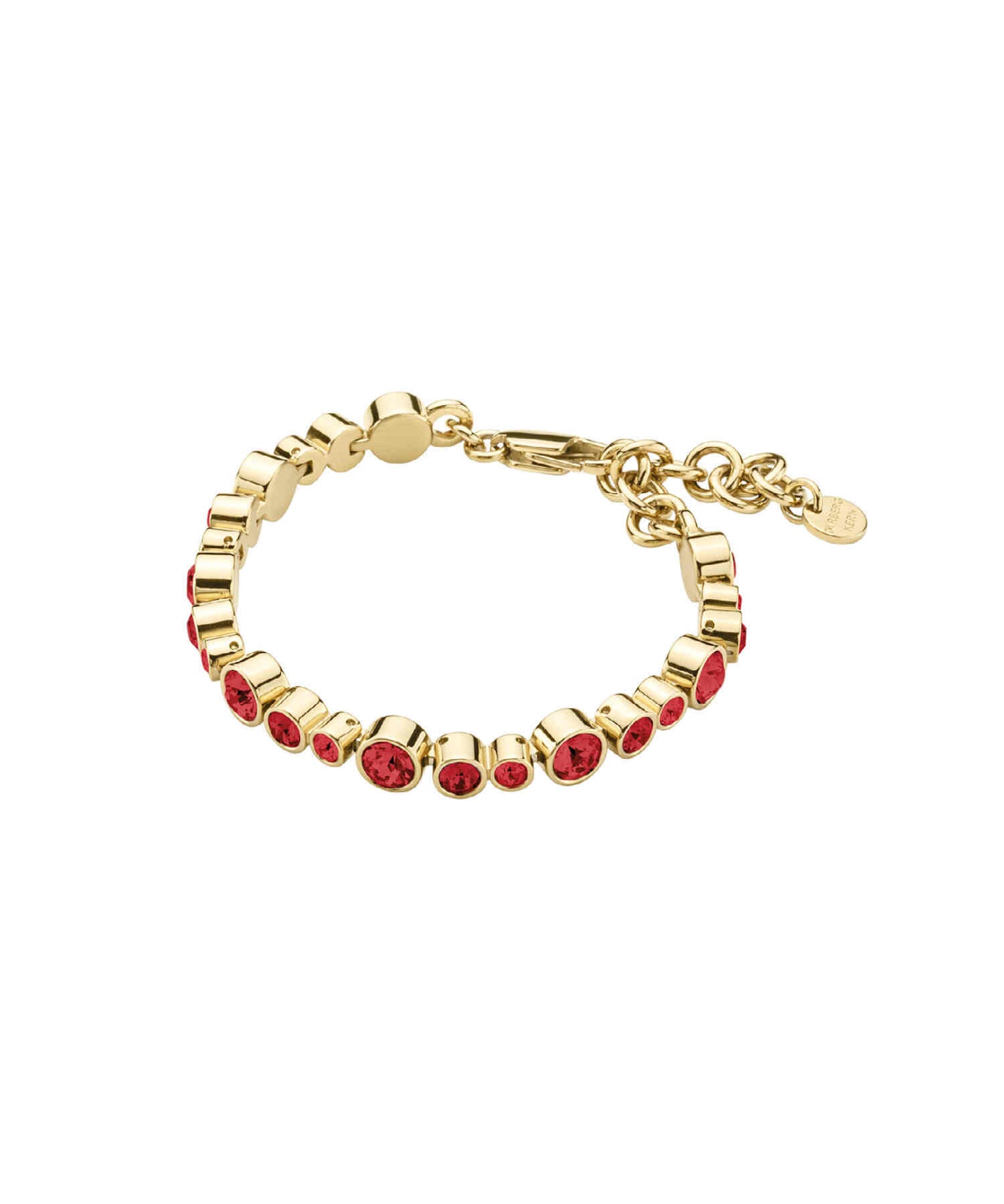 Teresia armband gold/red