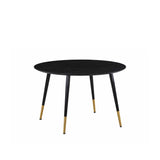 Valmora matbord rund svart 115 cm