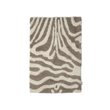 Zebra badrumsmatta taupe/vit 60x90 cm