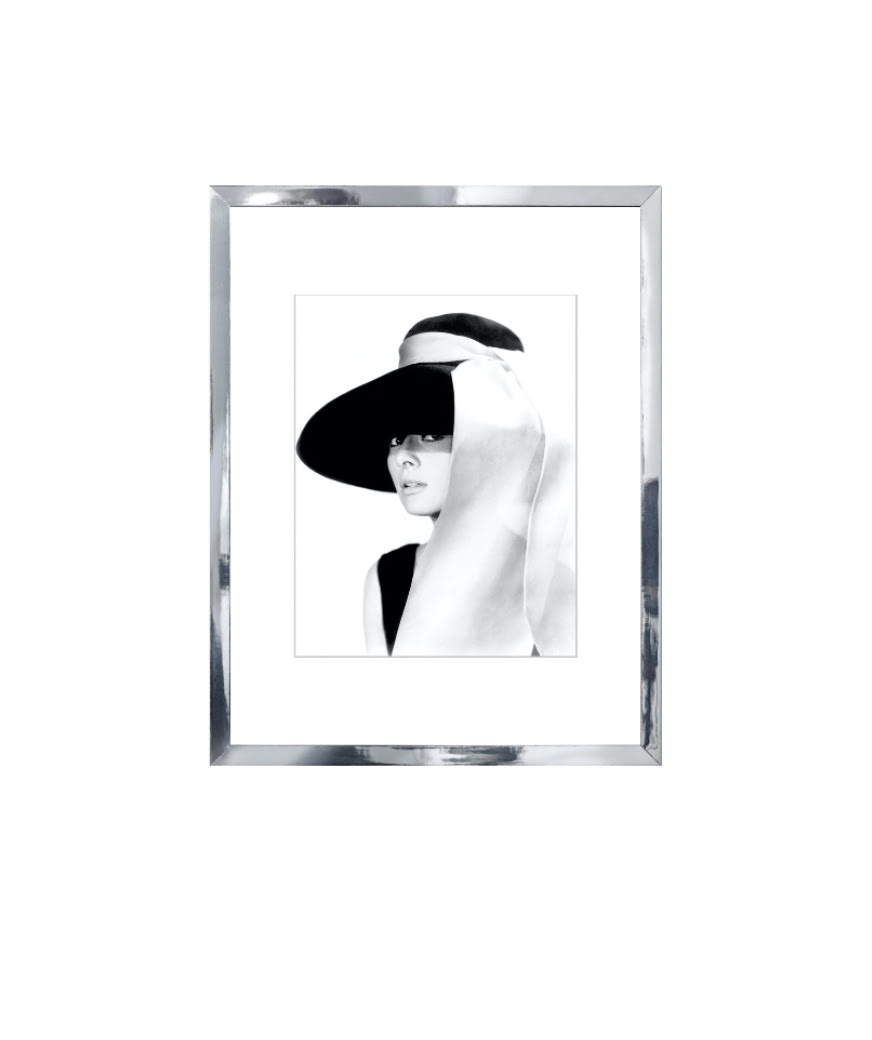 Exklusiv tavla Audrey Hepburn in Black Hat