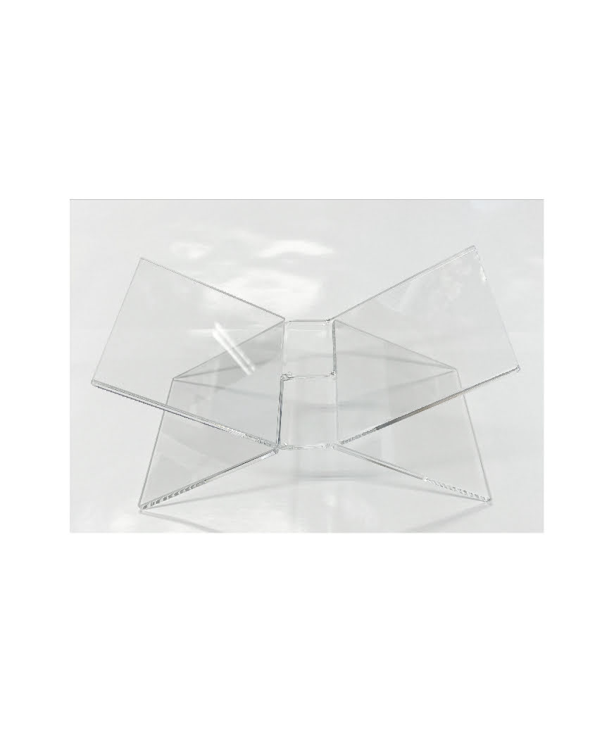Bokställ transparent