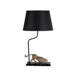 Cheetah bordslampa svart