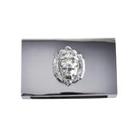 Lejon tändsticksaskfodral silver