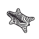 Zebra badrumsmatta vändbar